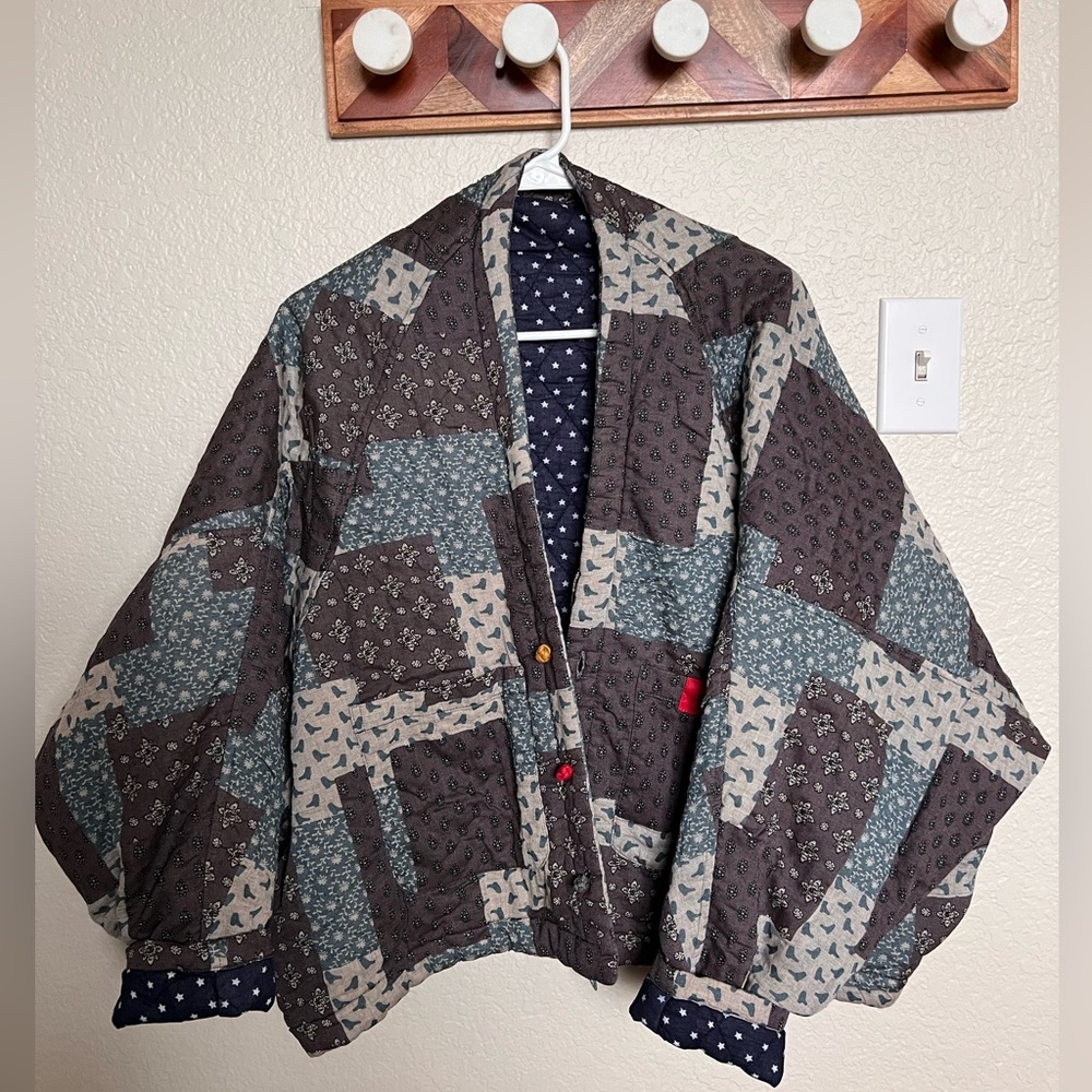 NWOT Quilted Handmade Jacket